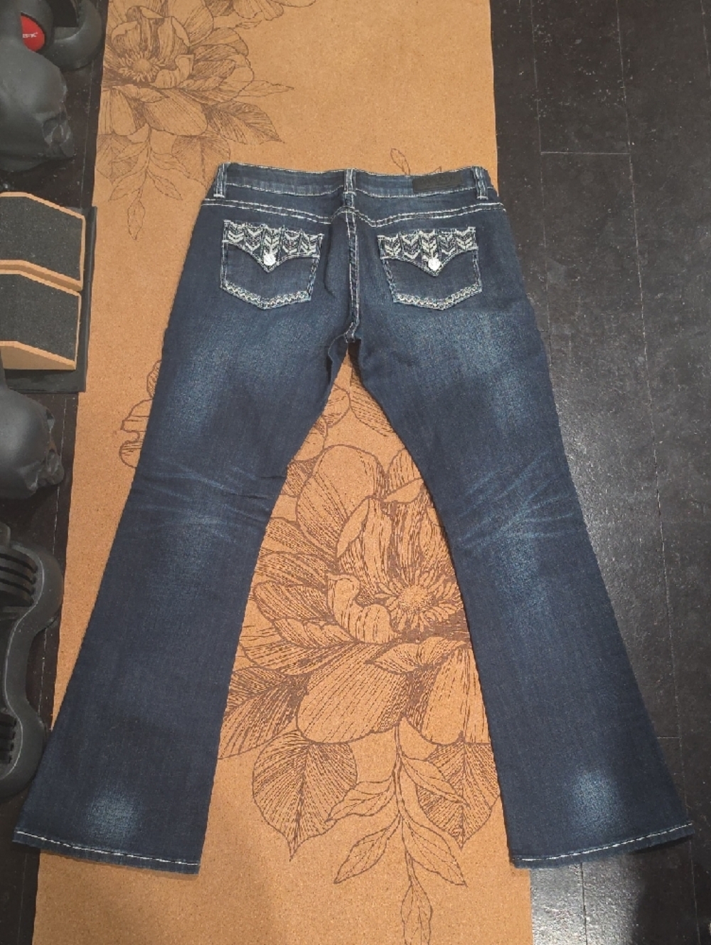 Rock & Roll Cowgirl Dark Blue Jeans